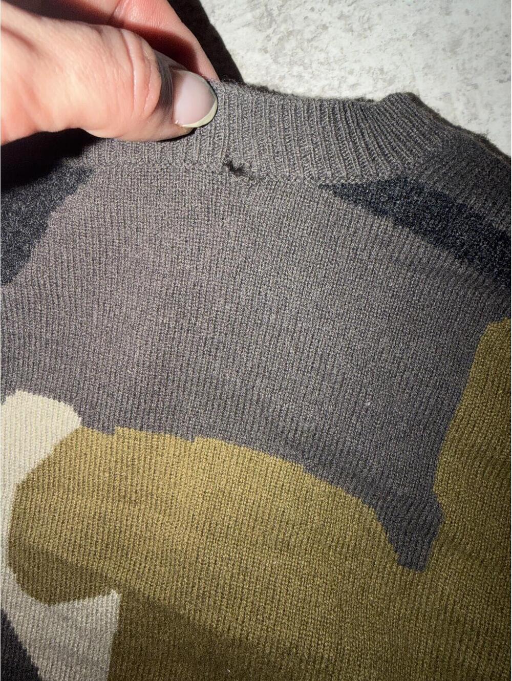 Burberry 100% Cashmere Camoflauge Sweater see description - Picture 7 of 7